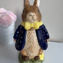 Ceramic Bunny Cookie Jar