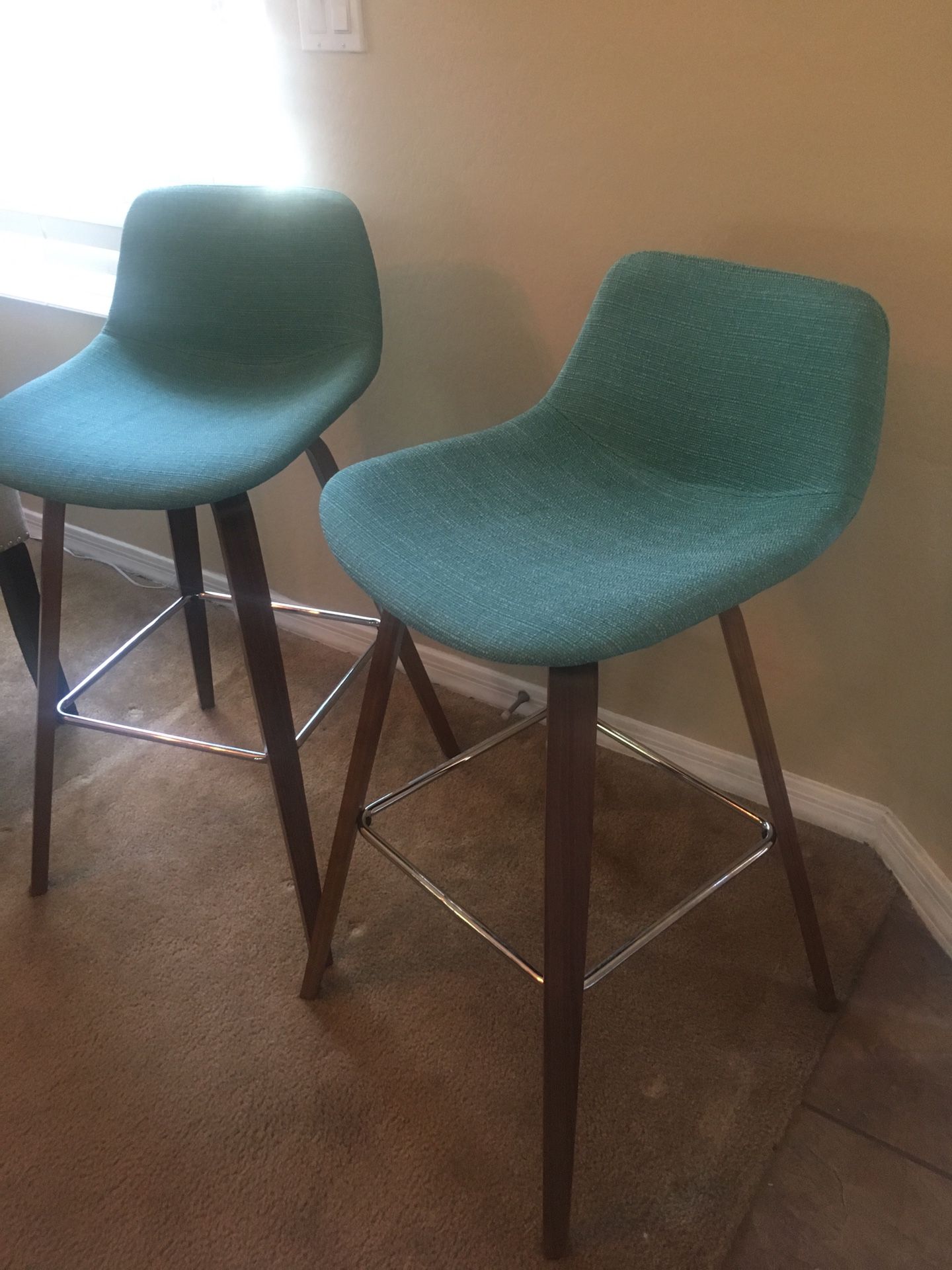 Mcm counter bar stools (set of 2) for Sale in Laveen Village, AZ OfferUp