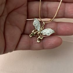 14k gold plated necklace
