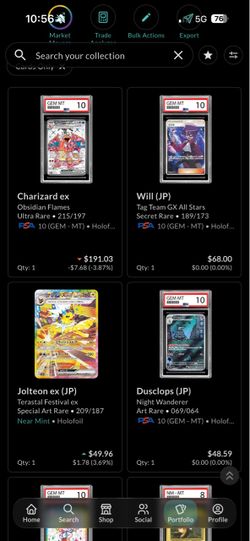 Pokemon Card Lot. Some slabs some singles