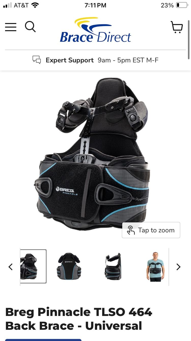 Breg Pinnacle TLSO 464 Back Brace - Universal