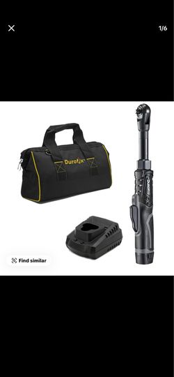 Extended Ratchet Wrench Tool Kit with 2.0 Ah Battery & Canvas Bag