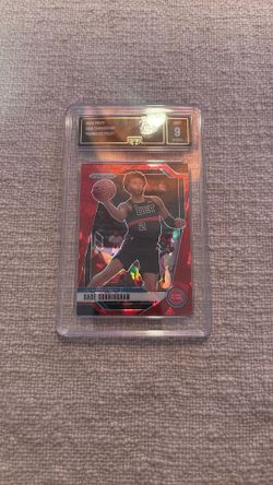 Cade Cunningham Red Ice Prizm Mint 9