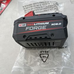 Milwaukee M18 18V Lithium-Ion REDLITHIUM FORGE XC 8.0 Ah Battery Pack