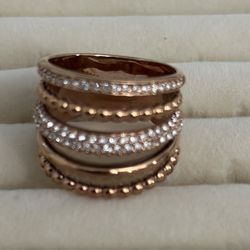 Swarovski Faux Stacked Ring 
