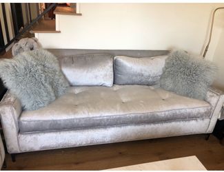 2 Elegant Sofas & 2 ottomans