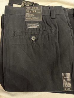 Banana Republic Aiden Chino Slim Fit – 32x30 (Black) – NWT