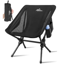 Camping Chairs, Folding Chair with Cup Holder and Storage Bag