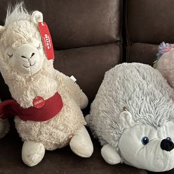 4 Stuffed animals