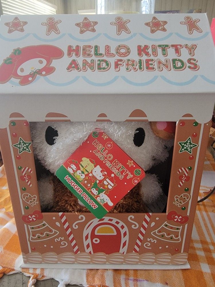 BRAND NEW GINGERBREAD HELLO KITTY PLUSH