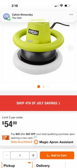 Ryobi buffer