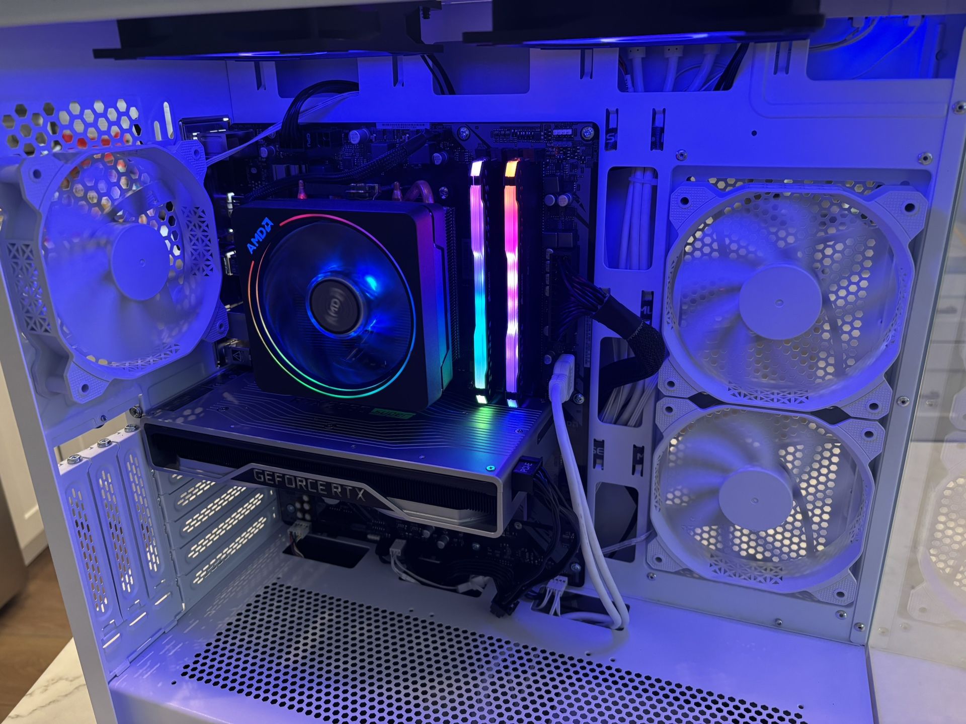 White Gaming Computer
