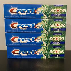 $2 Each; Crest scope Toothpaste