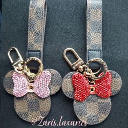 LoVe Checkered Mini Keychain