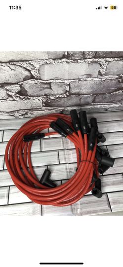 1992-97 Chevy GM LT1 LT4 5.7L 4.3L CHEV-6952 Performance Spark Plug Red Wire Set