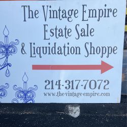 Vintage Store Inventory Reduction Sale