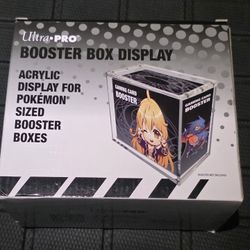 Pokemon Booster Box Acrylic Case Brand New