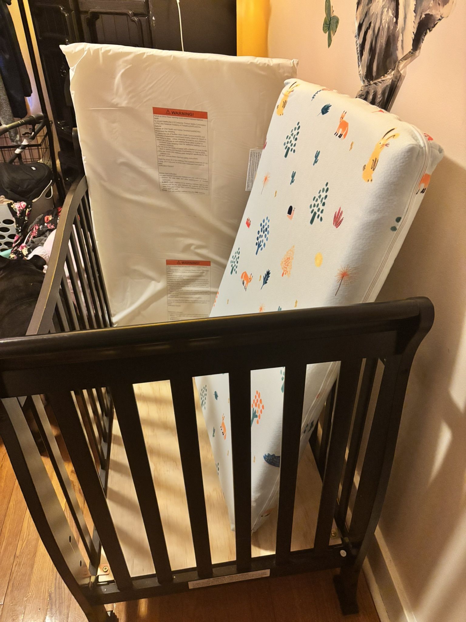 Black Mini Crib
