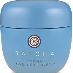 TATCHA Indigo Overnight Repair Face Cream & Serum Treatment, Fragrance Free Night Cream, 50 ml | 1.7 oz  Country of Origin	‎Japan  Features & details 