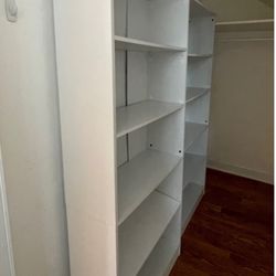 WHITE IKEA SHELVES! NOT MOUNTED