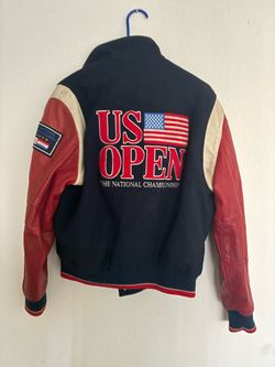 USGA U.S. Open Leather-sleeve Varsity Letterman Jacket