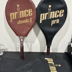 Prince Pro & Classic II Tennis Racquet Combo With Carry Bag