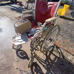 Wheel Chair Complete With Leg Rest