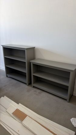 Pottery Barn bookcases