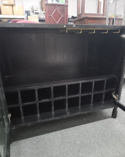 Double door table / wine rack 41x18x34" H 