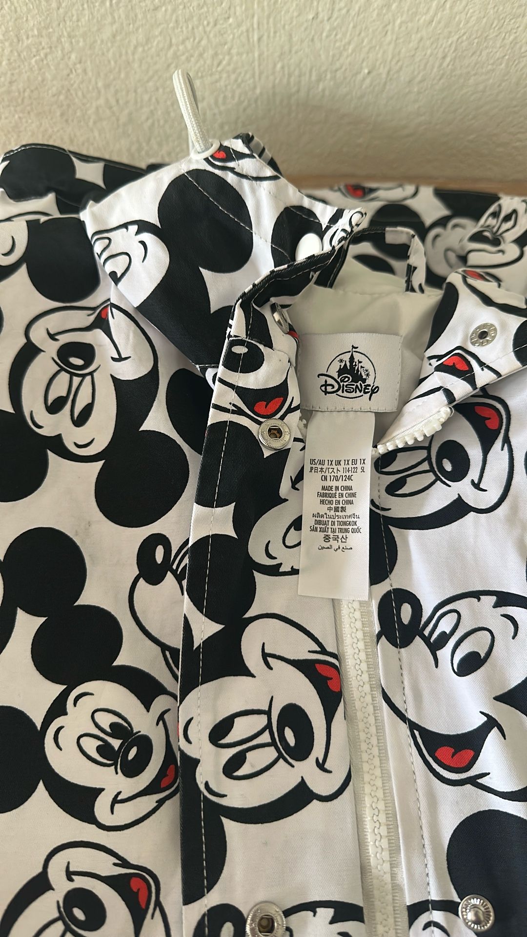 Mickey Mouse Rain Jacket for Women 1X