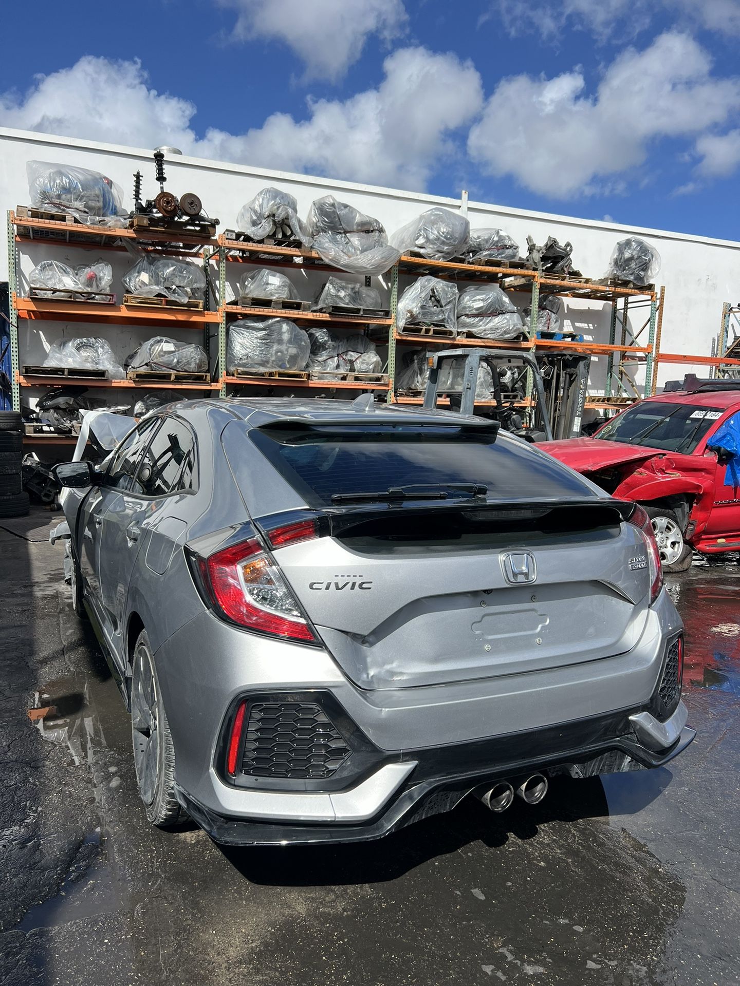 Parts Piezas 2016 2021 Honda Civic Hatchback 1.5 Engine A/T Transmission Front Rear Door Puerta Suspension Rims Rack Pinion ABS Pump Seats Curtains