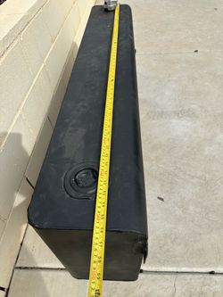 Black Rectangular Fuel / Auxiliary Tank