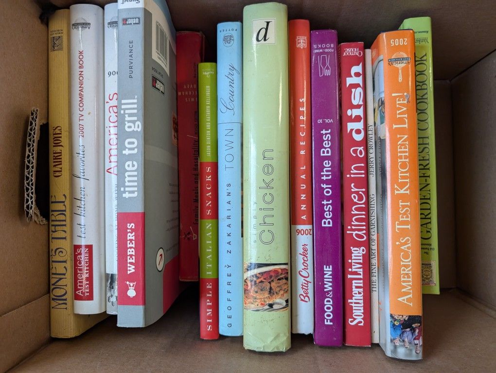 Variety Of Cookbooks