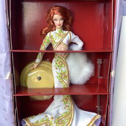2001 Bob Mackie Radiant Redhead Barbie Red Carpet Limited Edition 55501  