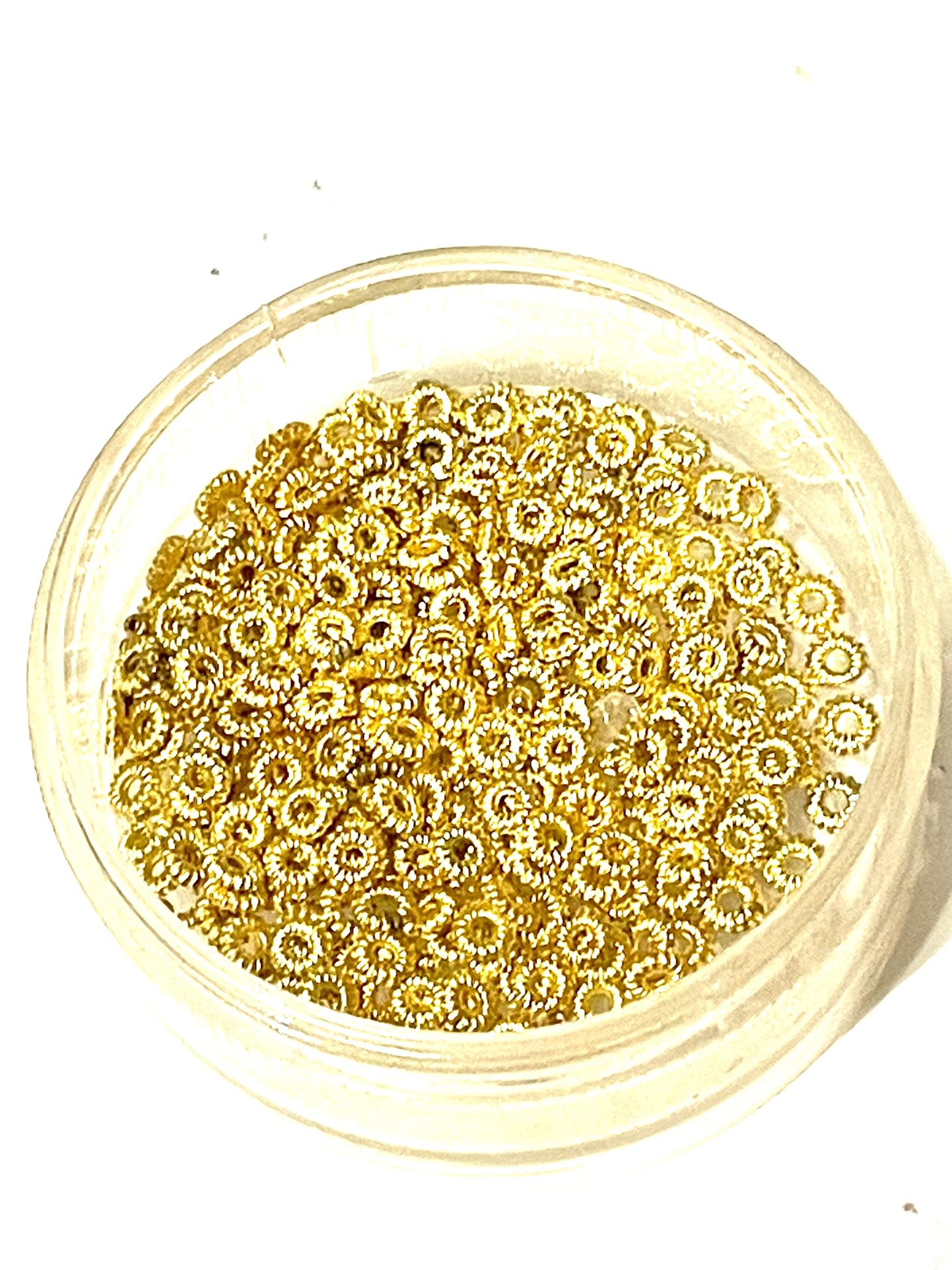 Lot Of Gold tone Spacer Beads