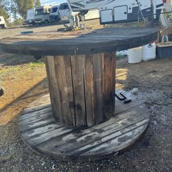 Huge Wooden Spool 