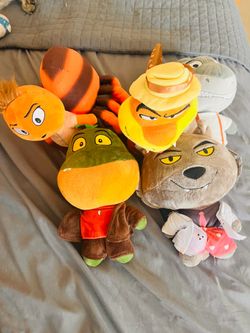 The Bad Guys plush set