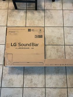 LG Soundbar Meridian With Subwoofer S80QY