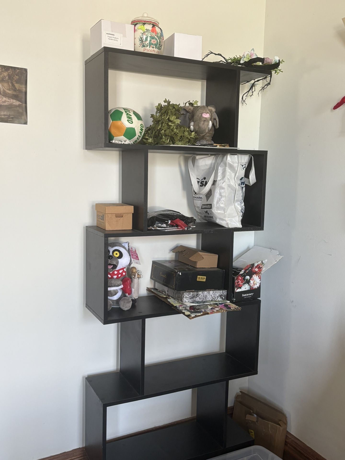 7ft Asymmetrical Book Shelf