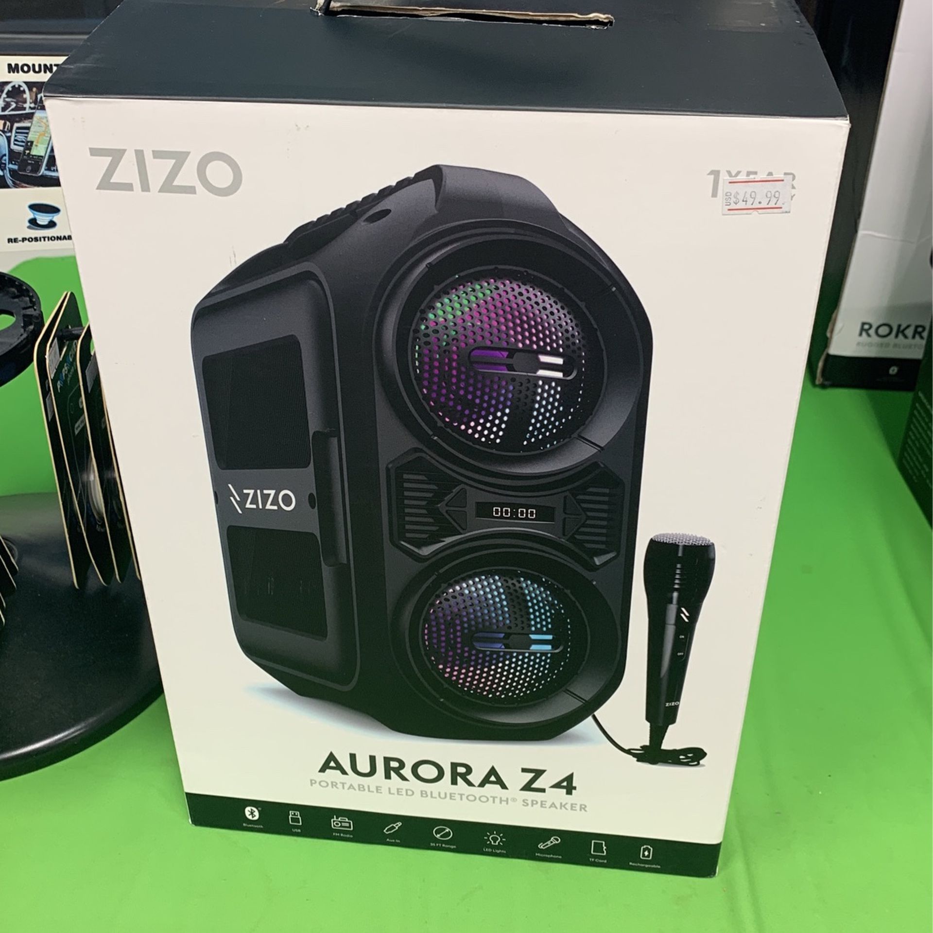 Estudiante Accidentalmente damnificados Aurora Z4 Portable Led Bluetooth Speaker for Sale in Gulfport, MS - OfferUp