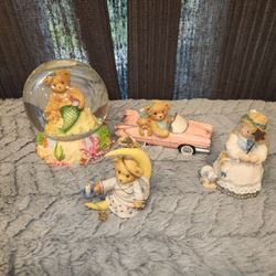 Collectible Cherished Teddies 4 Pc Set