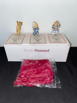 Studio Hummel Goebel Angel Ornaments Set of 3
