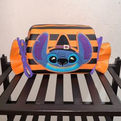 Exclusive Disney Parks Loungefly: Striped Halloween Candy Wrapper Crossbody Bag