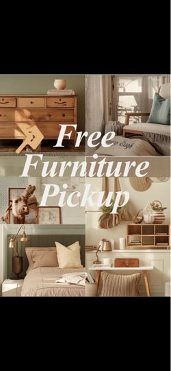 Free furniture pick up