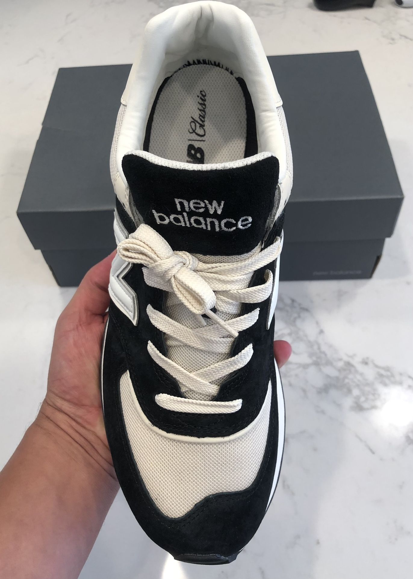 New Balance 574 Legacy Black Angora