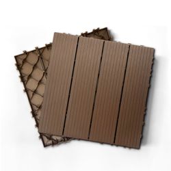 Plastic Composite Deck Tiles Set of 35pcs, Composite Decking Resist Rust, Water, Weather, Indoor&Outdoor, Easy to DIY & Maintain, Ideal for Patios, Ba