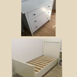 Good Condition Dresser And Bed Frame