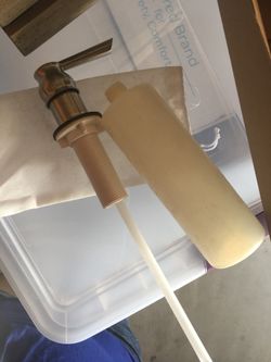 Brushed Nickel Soap Dispenser for Sink