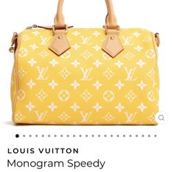 Louis Vuitton P9 Speedy Bag Yellow