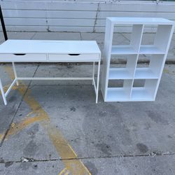 Desk And Bookcase